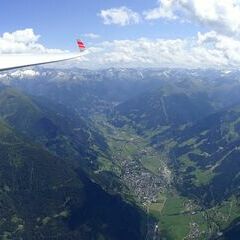 Flugwegposition um 11:55:13: Aufgenommen in der Nähe von Oppenberg, 8786, Österreich in 2904 Meter